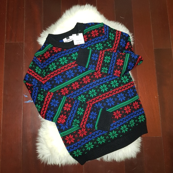 🔥HOST PICK NWT TOPSHOP Crewneck Snowflake Christmas Sweater - Picture 3 of 7